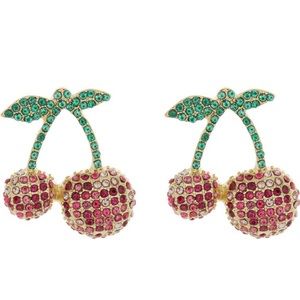 New BAUBBLE BAR Cherry Stud earrings
